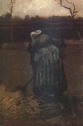 Peasant Woman Digging (nn04) Vincent Van Gogh